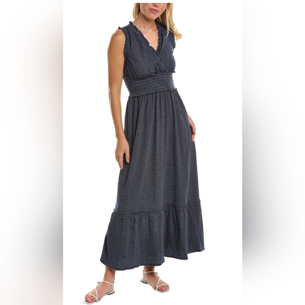Max Studio textured midi dress